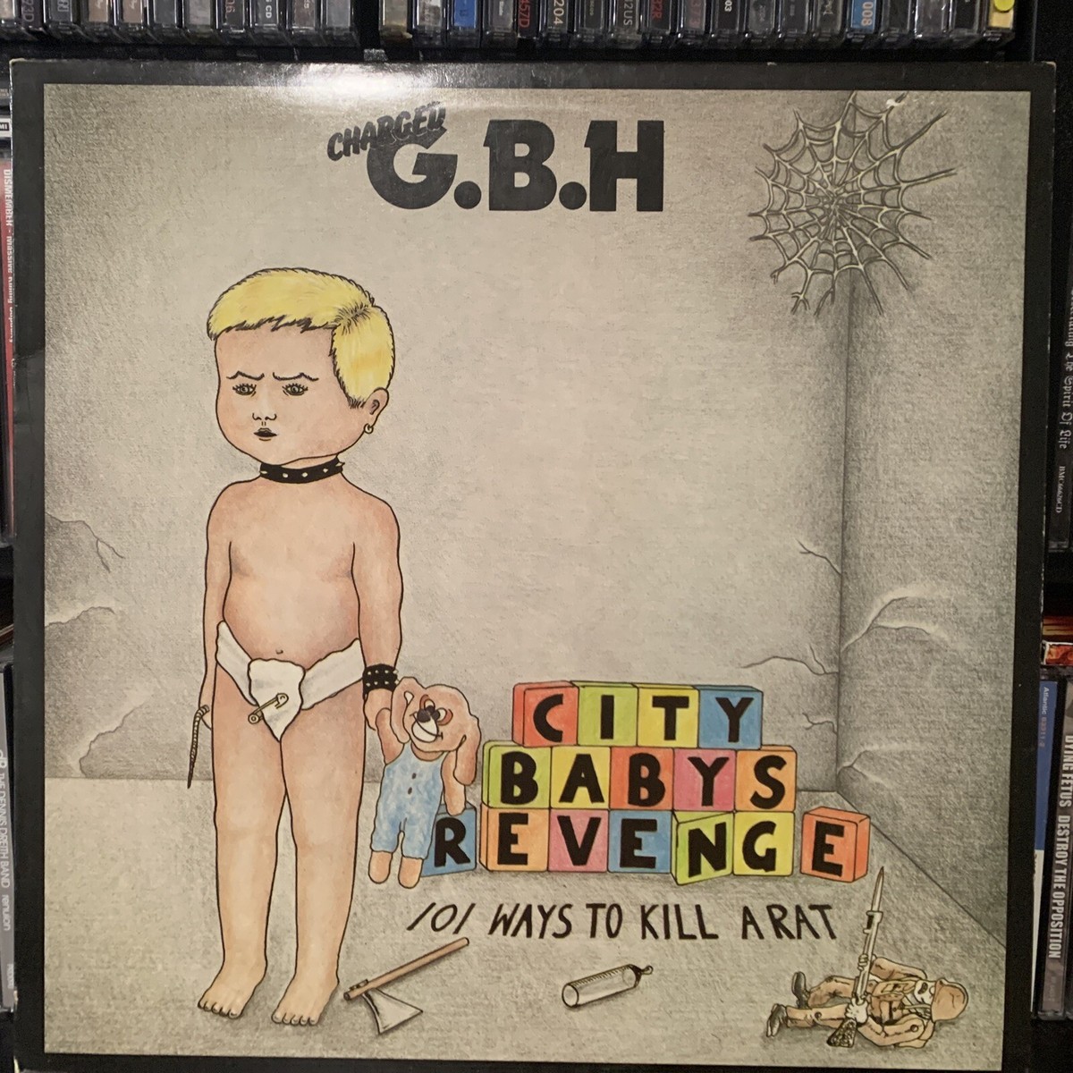 Charged G.B.H – City Baby's Revenge LP 1984 Relativity – EMC 8004