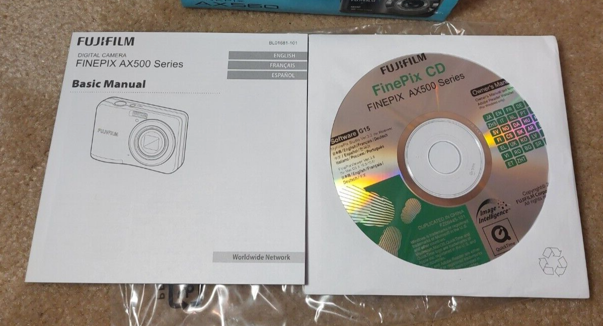 FUJIFILM FINEPIX X500 SERIES CD SOFTWARE. MYFINEPIX STUDIO VER 3.2