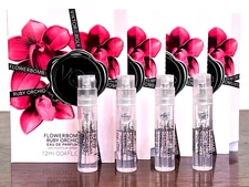 4x FLOWERBOMB RUBY ORCHID VIKTOR & ROLF 0.04oz / 1.2ml ea EDP Spray Samples NEW