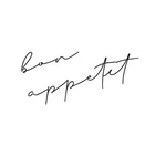 New Bon Appetit Metal Wire Words 75cm Simple & Decorative Kitchen Home Decor M22