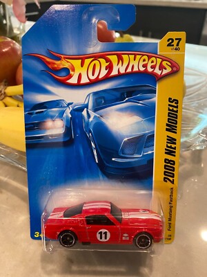 Hot Wheels 2008 New Models Ford Mustang Fastback Red