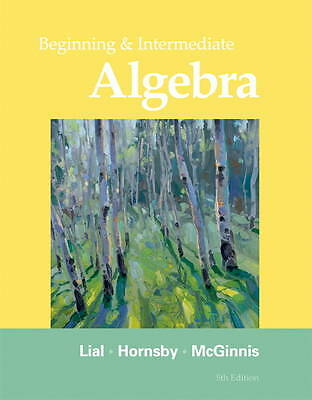 Beginning and Intermediate Algebra; 5th Edition - Lial, 9780321715425, gebundenes Buch