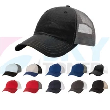 New Richardson Garment Washed Trucker Baseball Cap Snapback Mesh Back Hat 111