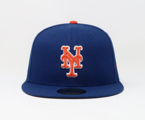 New Era 59Fifty Men Women Hat New York Mets Royal Blue On Field Fitted Cap - Picture 2 of 5