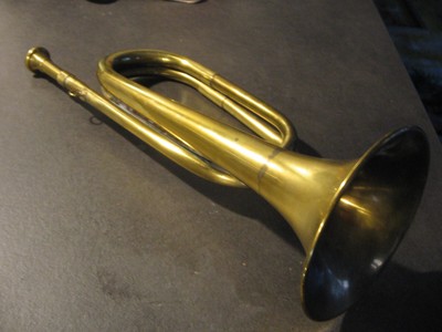 Messing Jagdhorn Posthorn 22 cm Brass Horn
