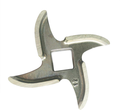 2 Stück #12 Fleischwolf Klinge Edelstahl Messer Schneider Ersatz für Mahlwerk - Bild 5 von 12