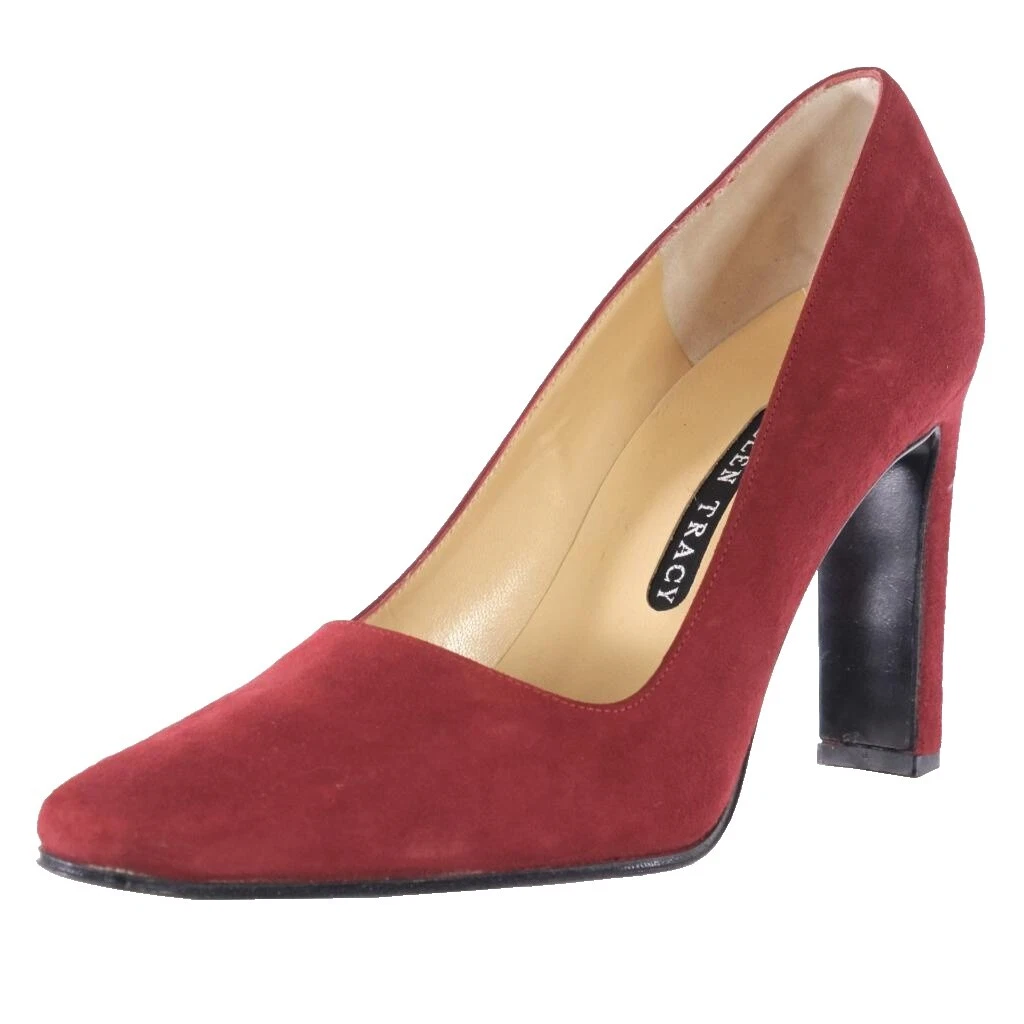 Tacones formales superiores de gamuza para mujer Ellen Tracy