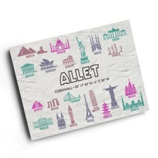 A3 PRINT - Allet, Cornwall - World Landmarks