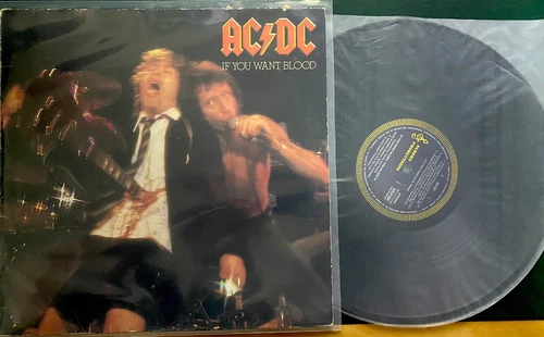 AC/DC If You Want Blood You got it - FIRST PRESS - Albert Blue 1978 - VGC+