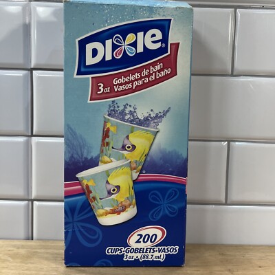 Vintage Dixie Discontinued 3oz. Bath Cups Refill Wax Open Box (191