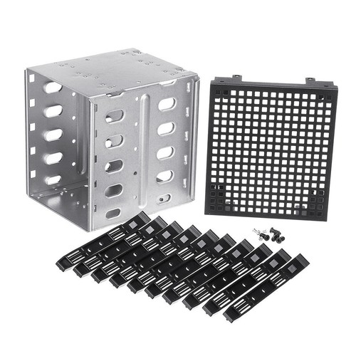 5 x 3,5 Zoll Festplatteneinbaurahmen HDD Drive Cage Backplane Hot Swap Käfig DE - Bild 1 von 11