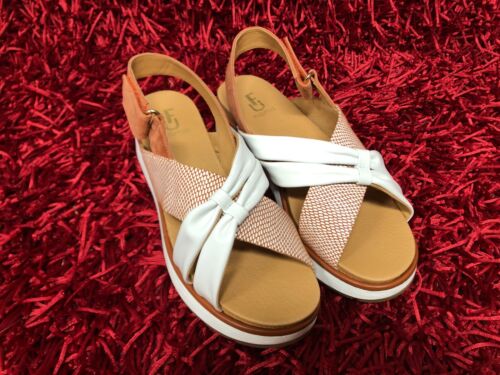 Sandalias Mujer Fugitive Talla 41 Eu Naranja Nuevo - Imagen 3 de 7