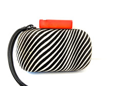 Matthew Williamson Italy Zebra Print Hair Wrister Mini Clutch Rare