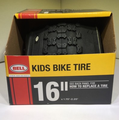 Bell Kids BMX Black Bike Tire 16” Inch Wheel Sizes 1.75” To 2.25” Width