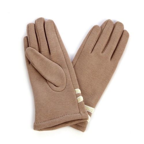 Elegant Women's Winter Thermal Gloves with Velvet Ribbon & Pom - Diff Colors - Picture 4 of 25