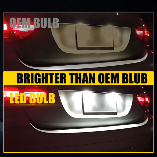 2x LED Licence Number Plate Light No Error For Skoda Fabia Octavia Rapid Superb - Picture 2 of 9