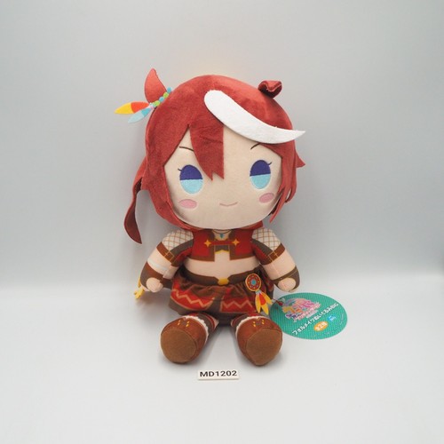 Uma Musume Pretty Derby MD1202 Formats GRANDE Peluche 10" ÉTIQUETTE Jouet Poupée Japon