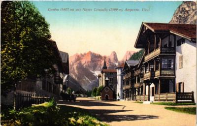 CPA AK Landro mit Monte Cristallo ITALY (544297)