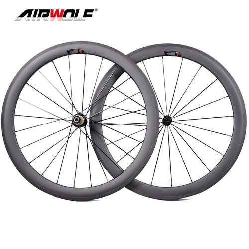 AIRWOLF Carbon Laufräder Rennrad Fahrrad Laufrad 700C 50*25mm Wheels Tubeless - Bild 8 von 15
