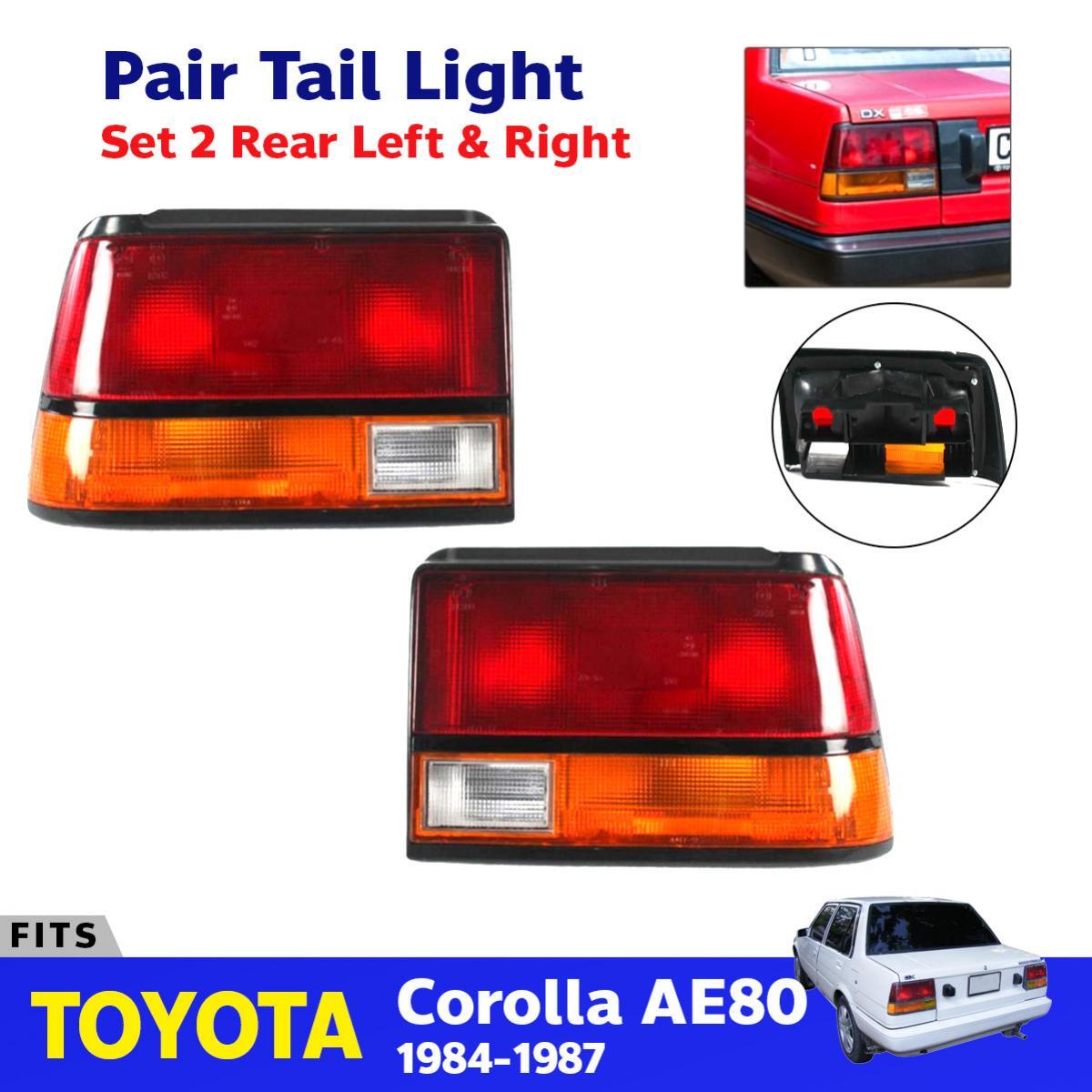 Tail Light Rear Lamp Fits Toyota Corolla AE80 EE80 EE82 Sedan 1984