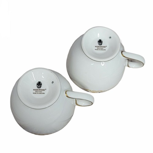 2er Set Wedgewood Cavendish Leigh Form Teetasse & Untertasse Set Fine Bone China - Bild 11 von 12