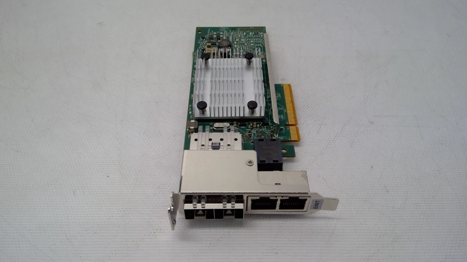 IBM 00E2865 BROADCOM 4-Port (10Gb + 1GbE) PCIe ETHERNET ADAPTER LOW PROFILE - Image 2 of 3