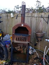 Outdoor Pizza Oven Portable Charcoal BBQ Smoker Pizza Maker