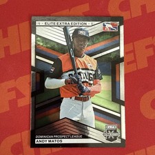 Andy Matos 2023 Panini Elite Extra Edition Blue Aspirations #198 Dominican DPL