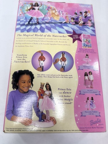 NEW 2001 Barbie in the Nutcracker Transform Prince Eric Mattel #52689 - Picture 5 of 9