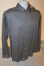  175 Ted Baker Mens M Soren Archie Print Long Sleeve Button Shirt Geometric