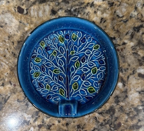 Cenicero de cerámica italiano Bitossi vintage Rosenthal Netter motivo de árbol Italia 63/F - Imagen 4 de 5