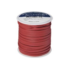 Realeather Deerskin Lace Leather Cord 1 8 In X 50 Ft Red Craft Jewelry Lacing