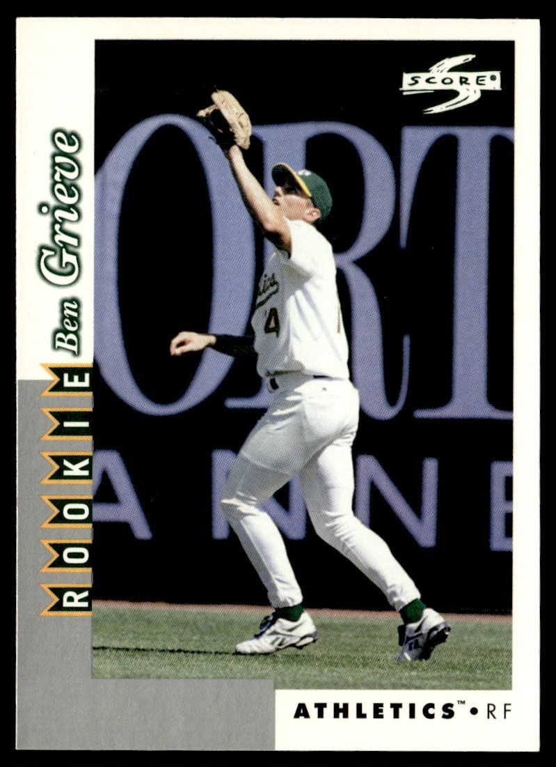 1998 Score Rookie & Traded Ben Grieve Oakland Athletics #RT242