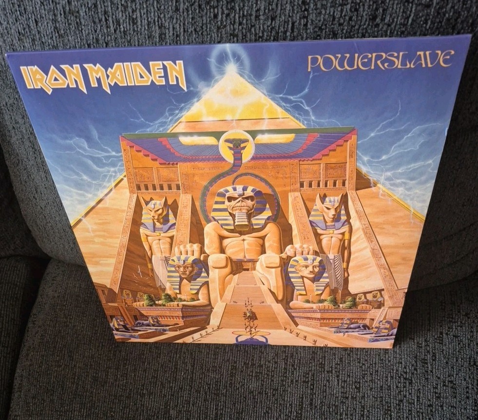 IRON MAIDEN POWERSLAVE LP 2014 Parlophone ‎ Europe Reissue