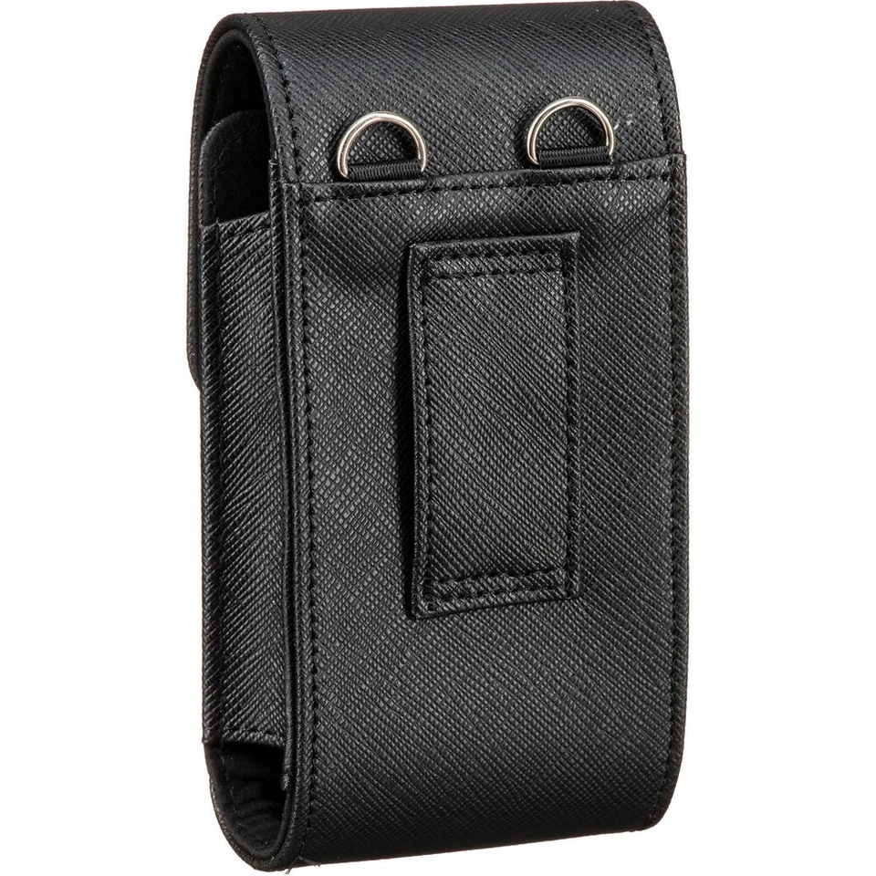Estuche de cuero negro para cámara Canon 2974V924 Foto 2 de 3