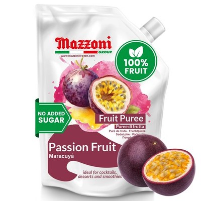 - Passion Fruit Juice Puree, 100% Maracuya, Just Fruit, No Sugar Added, 2.2 l...