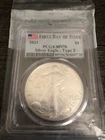 2021 PCGS MS70 American Silver Eagle Type-2 in Apmex OGP