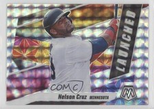 2021 Panini Mosaic Launched Mosaic Prizm Nelson Cruz #L3 00gy