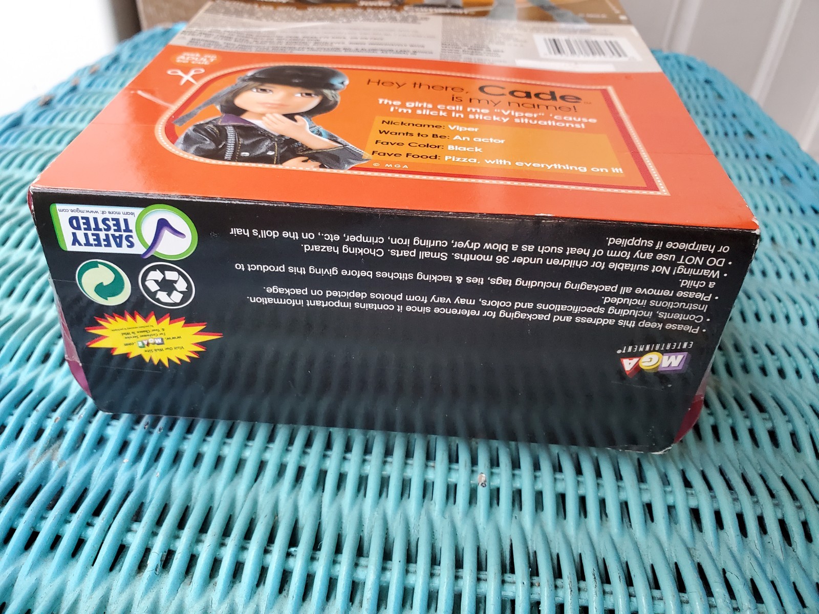 Bratz Boyz CADE Doll With Tattoos in Biker Outfit MGA *NEW* *NICE*