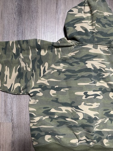 Superman Camouflage Zip Up Hoodie Youth Large (12) DC Comics Y2K VTG - Picture 9 of 13