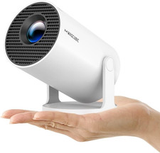 2026 Upgraded HY300PRO Mini Projector with Wifi and Bluetooth, Portable Projecto