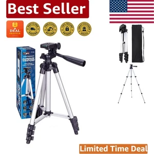 Portatif 50" Tripod avec rapide Flip-Lock & 3-Way Tête pour une position facile