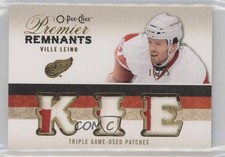 2009-10 O-Pee-Chee Premier Remnants 15/25 Ville Leino #PRT-VI Triple Patch 7i6