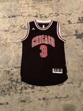 Adidas NBA Dwayne Wade 3 Chicago Bulls Swingman Jersey Mike EUC
