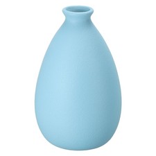 Flower Vase, Ceramic Small Vases Flower Arrangement, Sky Blue