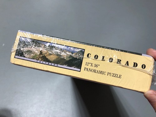Panorama 500 Piece Jigsaw Puzzle, Colorado Mountains Rockies Scene Puzzle - Picture 8 of 12