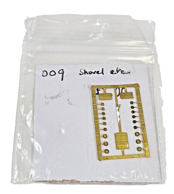 Ätzmessing Schaufeln OO9 Detailing Bund Modelleisenbahn Zubehör verpackt.