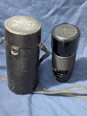 Pentax SMC PENTAX 300mm f/4 MF Telephoto Lens for K Mount With SMC Lens Case