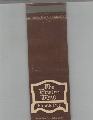 Matchbook Cover The Perter Much Hanna Pub Cleveland, OH
