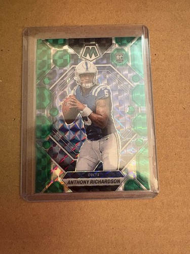 2023 Panini Mosaic Green Prizm Anthony Richardson rookie card #282 Colts - Picture 1 of 2